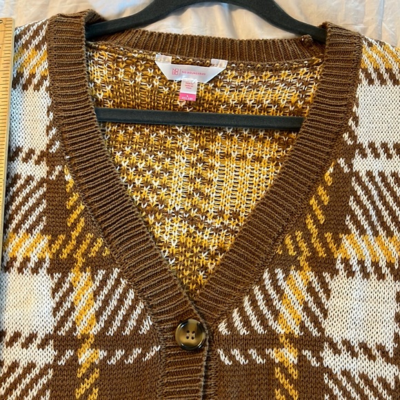 NoBo Fashion Cropped V-Neck Cardigan Sweater Junior Size L (11-13) - Picture 6 of 11